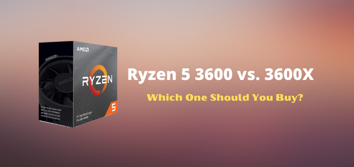 Ryzen 5 3600 vs. 3600X Comparison